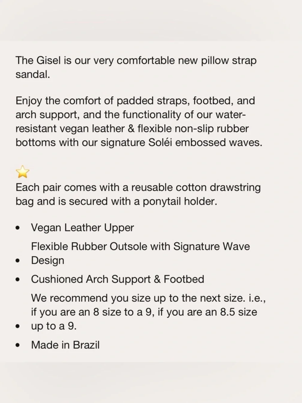 NWOT Solei Sea Gizel Pillow Strap Sandals Noir Black Size 8 US/39 - Picture 11 of 11